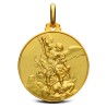 Święty Michał Archanioł.  Złoty medalik  21 mm,  5,5g   Gold Urbanowicz - Wrocław