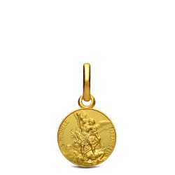 Święty Michał Archanioł - Medalik ze złota  Gold Urbanowicz