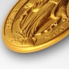 Duży Cudowny Medalik 750Au. Duży złoty medalion. 12,76 g