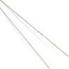Łańcuszek srebrny jasny - pancerka - 6,0 g długość 60 cm
