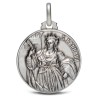 Święta Barbara, medalion srebrny, 25mm,  7,1 g
