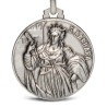Święta Barbara, medalion srebrny, 25mm,  7,1 g