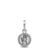Św. Jan Chrzciciel- medalik srebrny oksydowany, 8 mm, 0,6 g