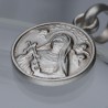 Święta Rita. Srebrny medalik. 8 mm. 0,6 g