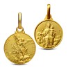 Złoty medalik dwustronny - Szkaplerz Michała Archanioła- : - Gold Urbanowicz - jubiler Toruń