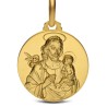 Złoty medalik świętego Józefa z Nazaretu. 21 mm, Gold Urbanowicz