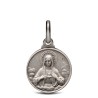 Serce Maryi. Dwustronny Medalik srebrny, 14mm, 2,15g