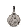 Serce Jezusa Dwustronny Medalik srebrny, 14mm, 2,1