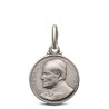 Święty Jan Paweł II Dwustronny Medalik Srebrny, 14mm, 2,2g