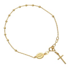 Złota bransoletka – dziesiątka różańca. 1,66g