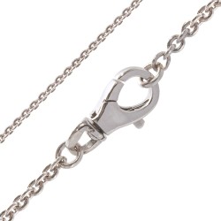 Srebrny łańcuszek rodowany.  Długość 60 cm.  Gold Urbanowicz