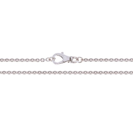 Srebrny łańcuszek rodowany.  Długość 60 cm.  Gold Urbanowicz