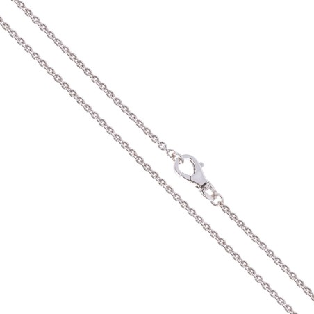 Srebrny łańcuszek rodowany.  Długość 60 cm.  Gold Urbanowicz