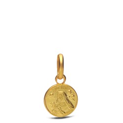 Złoty medalik Święta Rita....