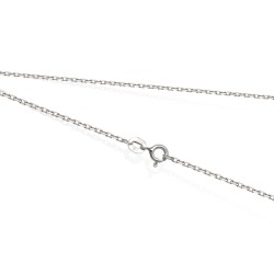 Cieniutki ańcuszek srebrny  45 cm  - pieknie błyszczy Gold Urbanowicz Jubiler Płock