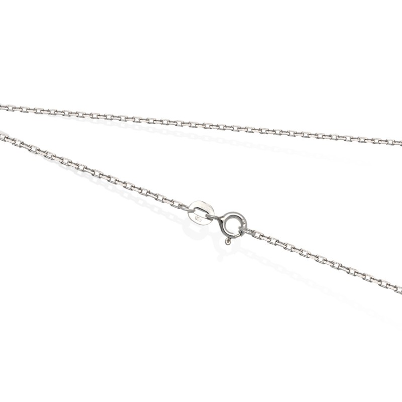 Cieniutki ańcuszek srebrny  45 cm  - pieknie błyszczy Gold Urbanowicz Jubiler Płock