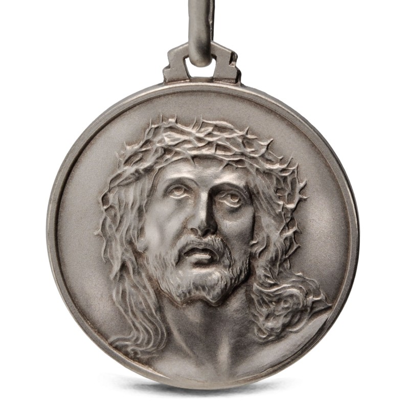 Ecce Homo - oto człowiek, Jezus Cierpiący, medali srebrny