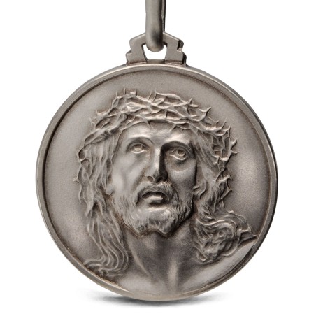 Ecce Homo - oto człowiek, Jezus Cierpiący, medali srebrny