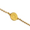 Bransoletka Trójca Święta z Michałem Archaniołem - 750Au 4,65g, 19,8cm / 16,8 cm