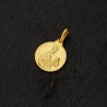 Święty Paweł.  Złoty medalik. 14 mm,  2,3 g