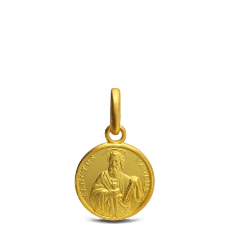 Święty Paweł.  Złoty medalik. 10mm