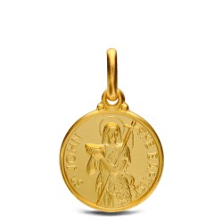 Jan Chrzciciel.  Złoty medalik  14 mm,  Medalik Jana Chrzciciela. Gold Urbanowicz
