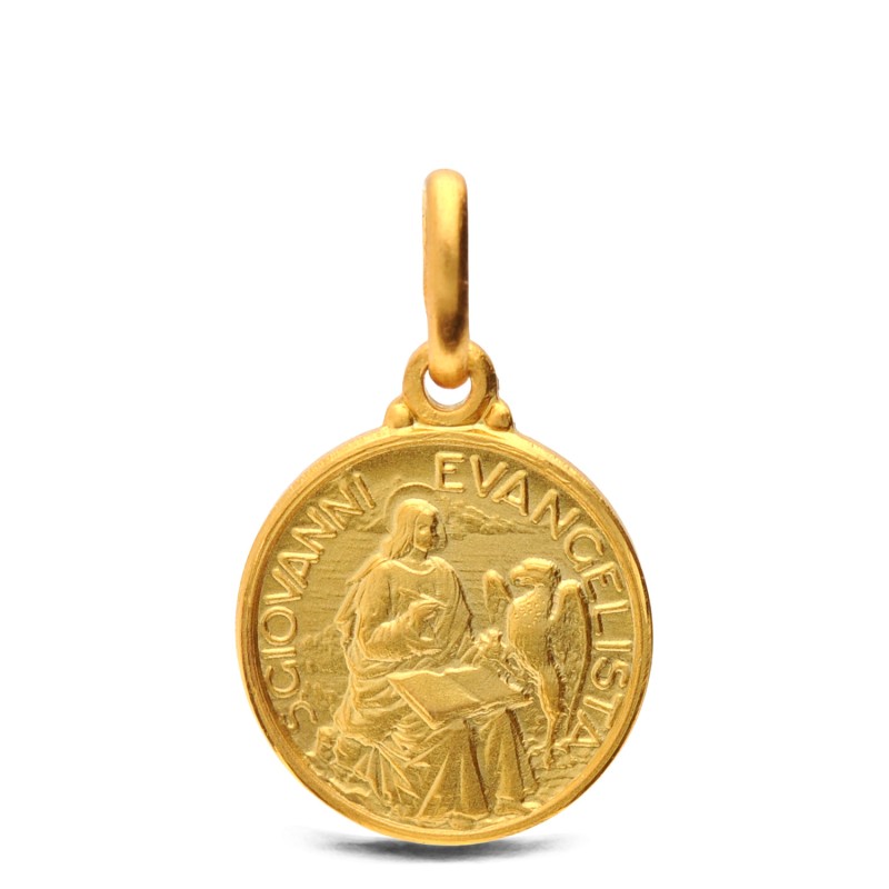 Złoty medalik -  Święty Jan Ewangelista. Gold Urbanowicz