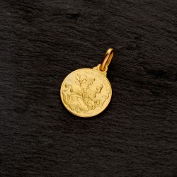 Święty Jerzy. Złoty medalik.  Gold Urbanowicz - Piotrków Trybunalski