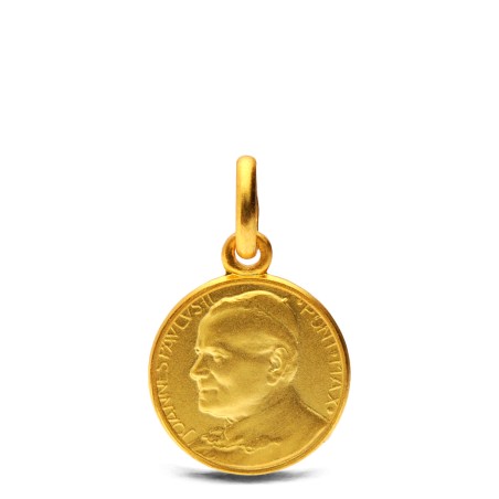 Święty Jan Paweł II. Patron Rodzin. Złoty medalik. Gold Urbanowicz - online złotnik Olsztyn