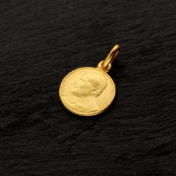 Złoty medalik - Święty Jan Paweł II. Patron Rodzin.  Gold Urbanowicz -