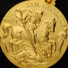 Medalik złoty - święty Jerzy, 25mm- sklep Gold Urbanowicz