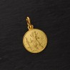 Święty Krzysztof. Złoty medalik 12 mm  1,6 g