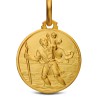 Święty Krzysztof - medalik ze złota 585. Sklep Gold Urbanowicz - prezent na chrzest.