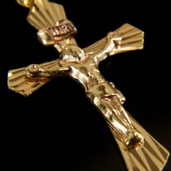 Krzyżyk wykonany ze złota 14-karatowego. Gold Urbanowicz sklep jubilerski Wrocław