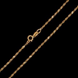Złoty łańcuszek na Komunię, 42 cm 1,3 g  Gold Urbanowicz