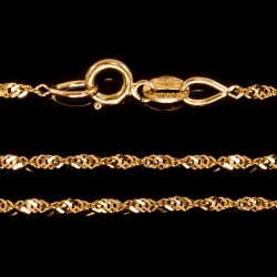 Piękny złoty łańcuszek 45 cm 1,4 g Prezent na Komunię. Gold Urbanowicz