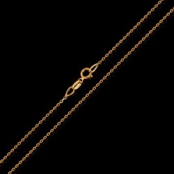 Złoty łańcuszek, splot tradycyjny, 42 cm. 1,3 g  prezent na Komunię. GoldUrbanowicz