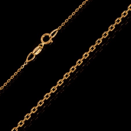 łańcuszek ze złota, splot tradycyjny, 42 cm. 1,3 g  prezent na Komunię. GoldUrbanowicz