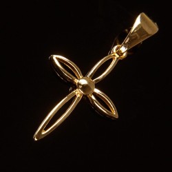 Elegancki złoty krzyżyk. 1 g