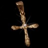 Złoty krzyżyk z  piękną cyrkonią. Gold Urbanowicz 0,8 g