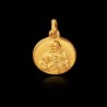 Gold Urbanowicz - Szkaplerz Karmelitański. Matka Boska Szkaplerzna. Medalik złoty.