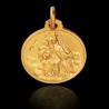 medalik złoty - Szkaplerz Karmelitański. Matka Boska Szkaplerzna, Gold Urbanowicz jubiler Wrocław online