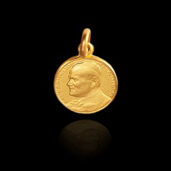 Złoty medalik - Święty Jan Paweł II. Patron Rodzin.  Gold Urbanowicz -