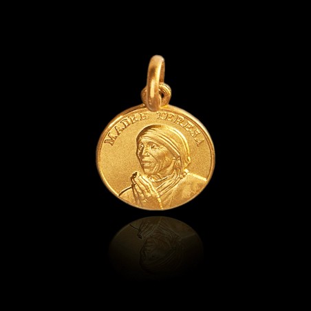 Matka Teresa z Kalkuty. Złoty medalik Matki Teresy z Kalkuty. Gold Urbanowicz jubiler Katowice