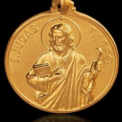 Medalik Świętego Tadeusza Judy. Złoty medalik,  Gold Urbanowicz - jubiler z Warszawy