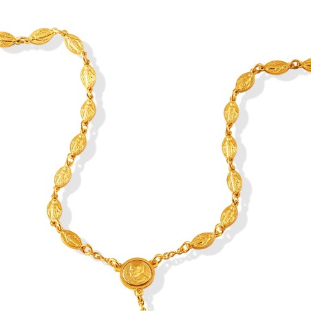 Złoty różaniec. Różaniec wykonany ze złota 14-karatowego. 40 g Gold Urbanowicz 