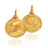 Matka Boska Częstochowska, św Jan Paweł II, Złoty medalik Gold Urbanowicz