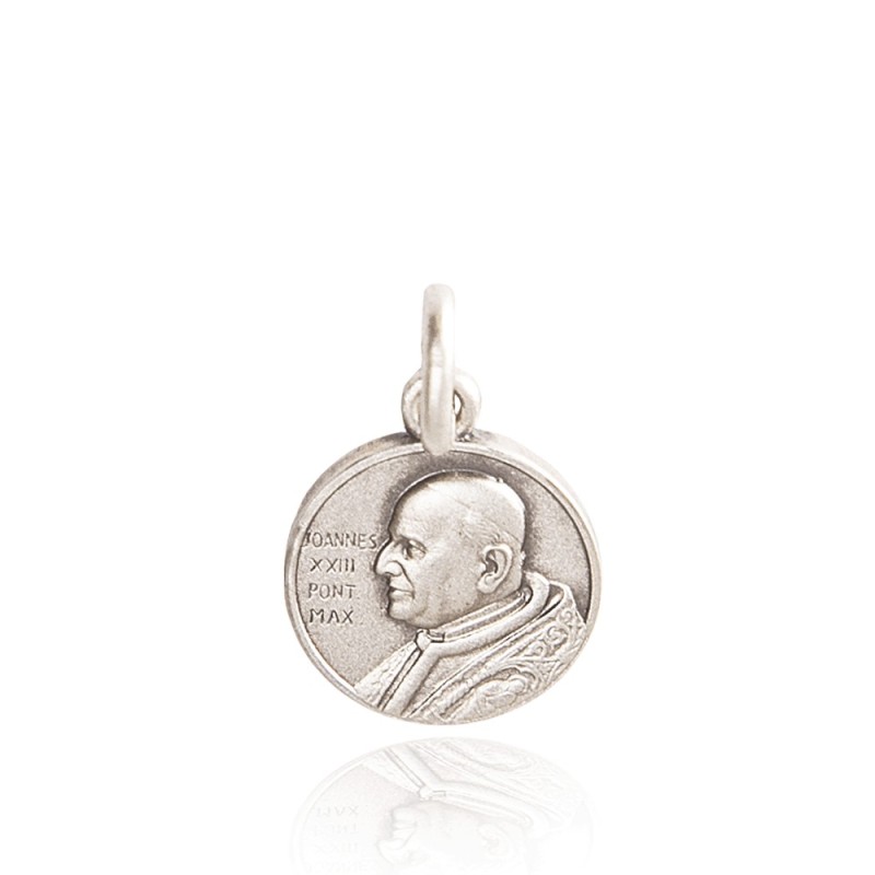 Medalik srebrny.  wizerunek  święty Jan XXIII.  1,4 g Gold Urbanowicz 