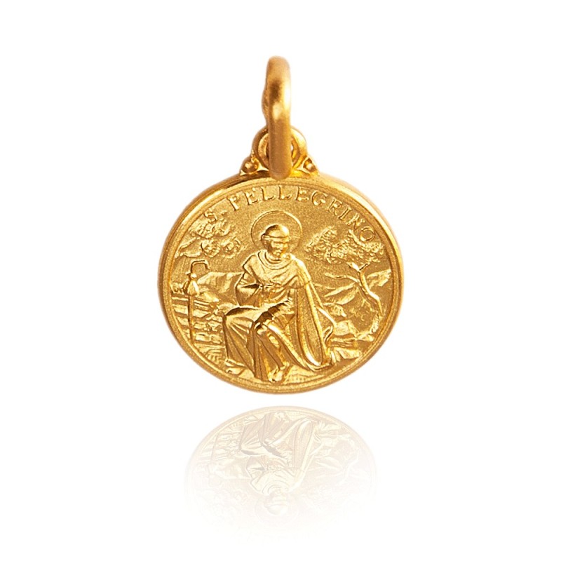 Święty Peregryn. Patron chorych na raka. Złoty medalik 2,4 g. Medalik św Peregryna. Gold Urbanowicz Święty Peregryn. Patron chorych na raka. Złoty medalik 2,4 g. Medalik św Peregryna. Gold Urbanowicz
